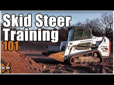 youtube skid steer tricks|bobcat skid steer training video.